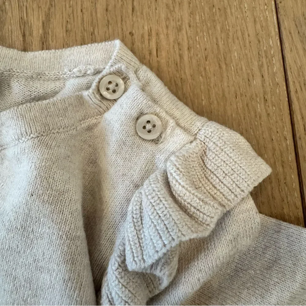 Cream Ruffle Baby Sweater and Pants Sets - Baby Gap Bundle